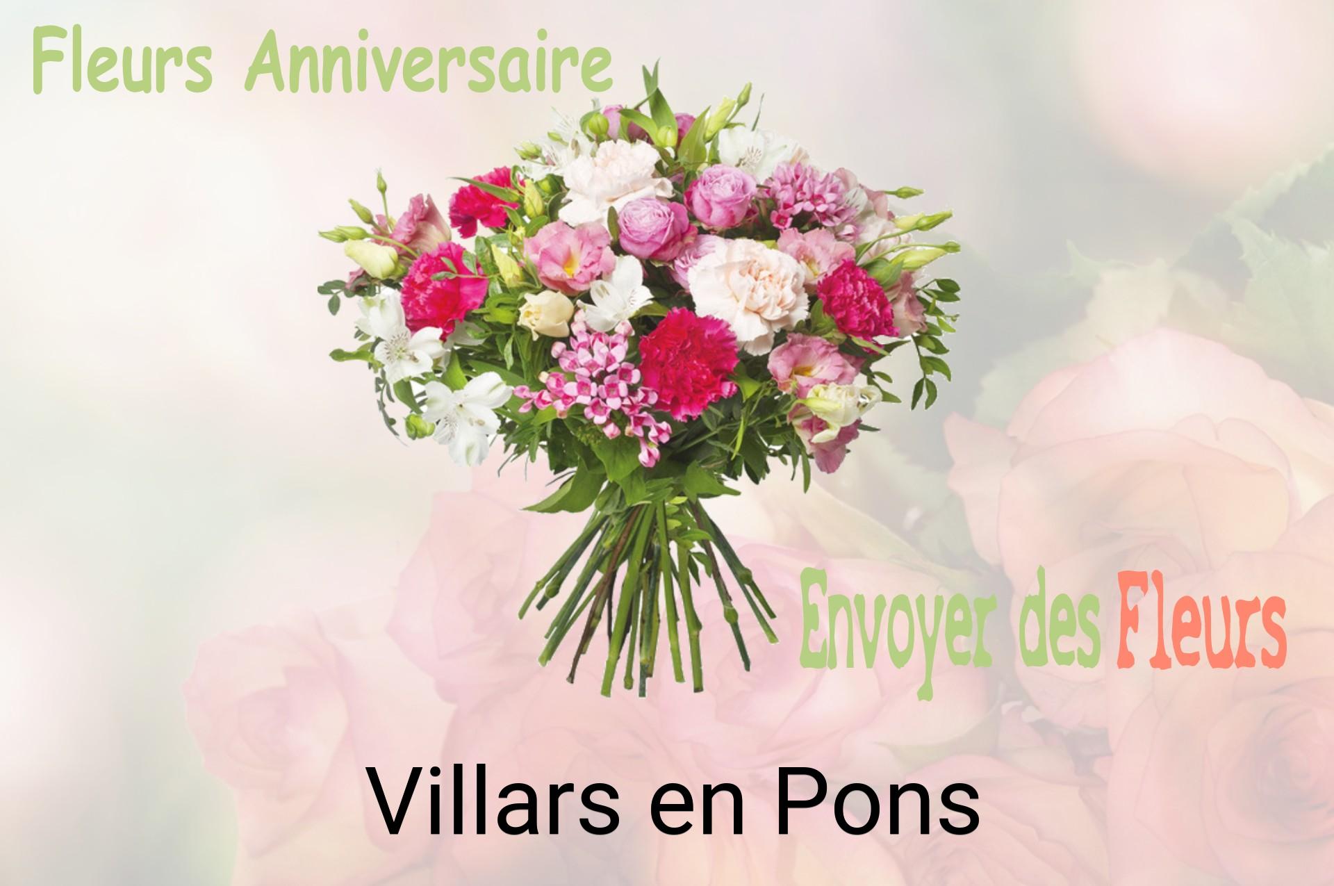 Bouquet de fleurs d’anniversaire livré à Villars-en-Pons
