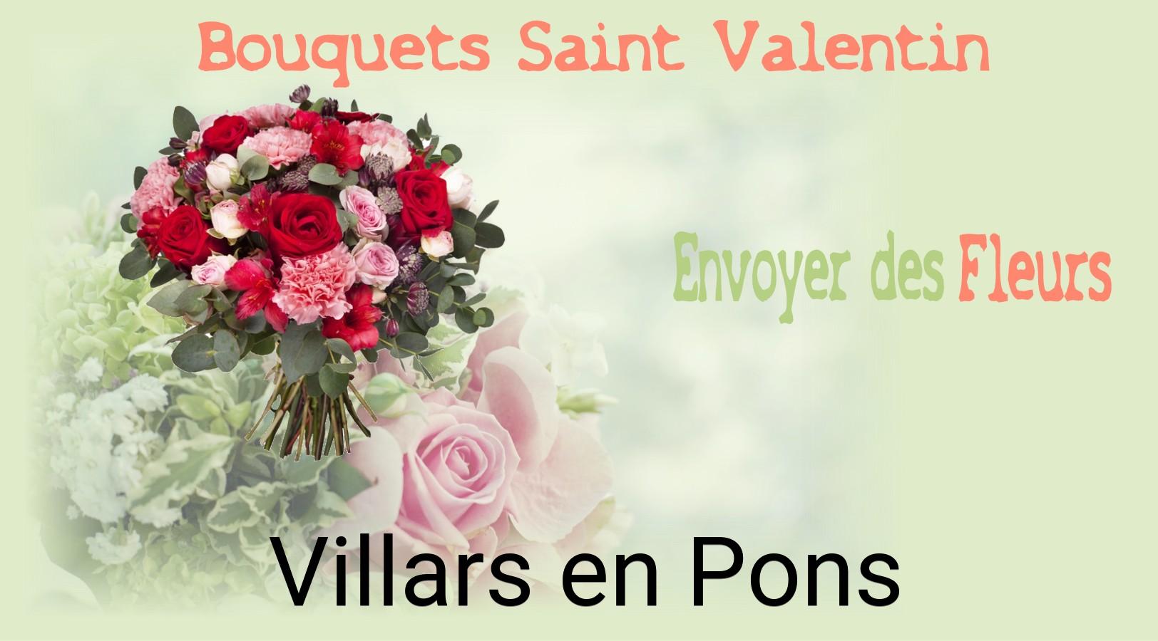 Roses de Saint-Valentin livrées à Villars-en-Pons
